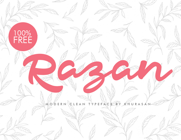 Razan Script Free Font