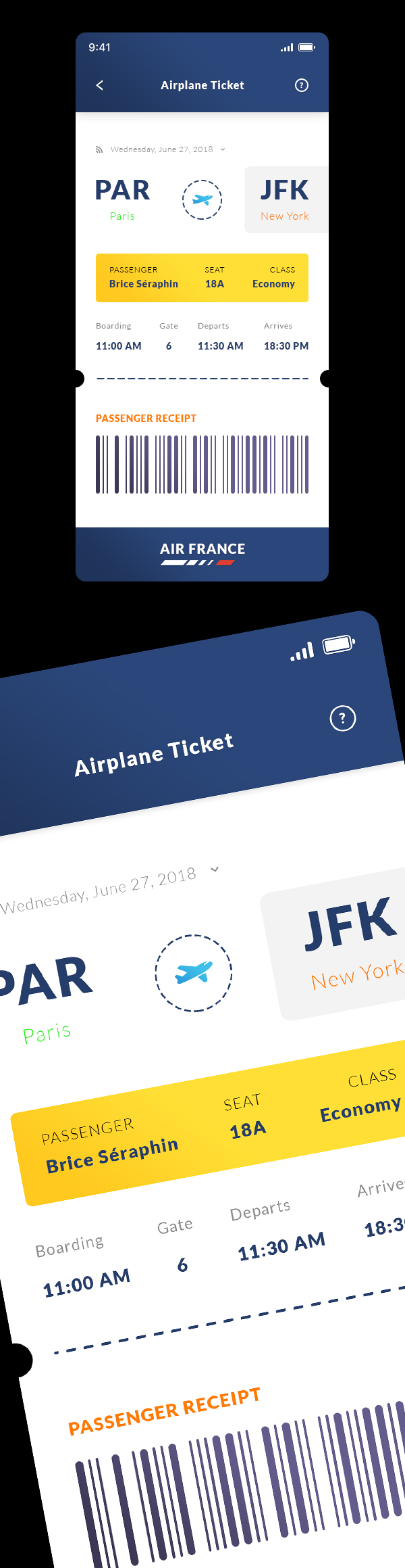 Free Airplane Ticket. IOS App