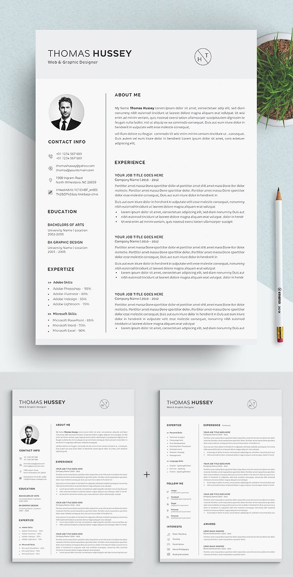 Resume / CV - (5 Pages)