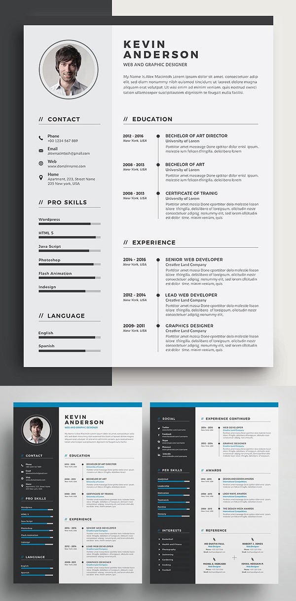 Awesome Resume Template