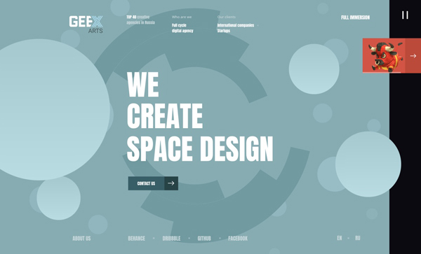 Web Design Agencies Websites – 27 Interactive Examples - 16