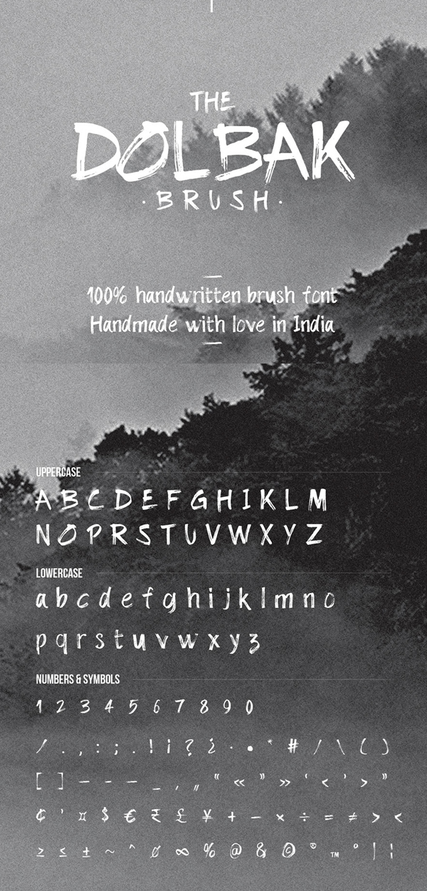 Dolbak Free Brush Script Font