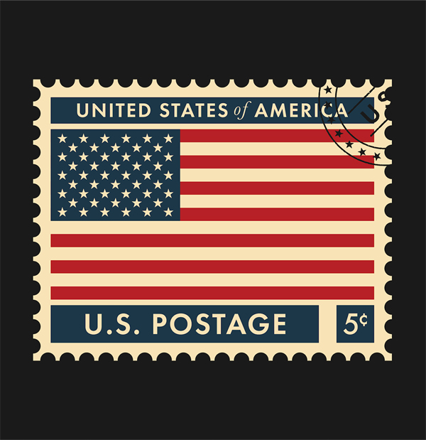 Free Independence Day Vector Stamp