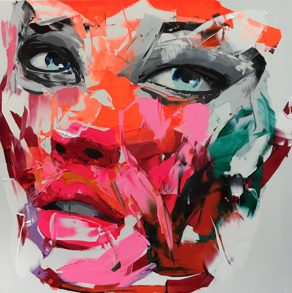 Amazing Graffiti Portrait Painting by Francoise Nielly - 19