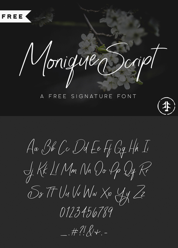 Monique Free Script Font