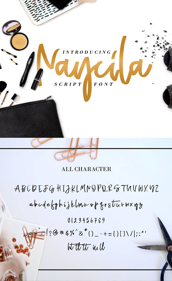 Naycila Free Script Font