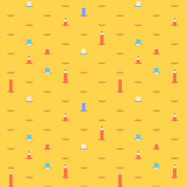 How to Create a Pencil-Themed Seamless Pattern in Adobe Illustrator