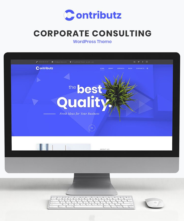 Contributz - Corporate Consulting Elementor WordPress Theme