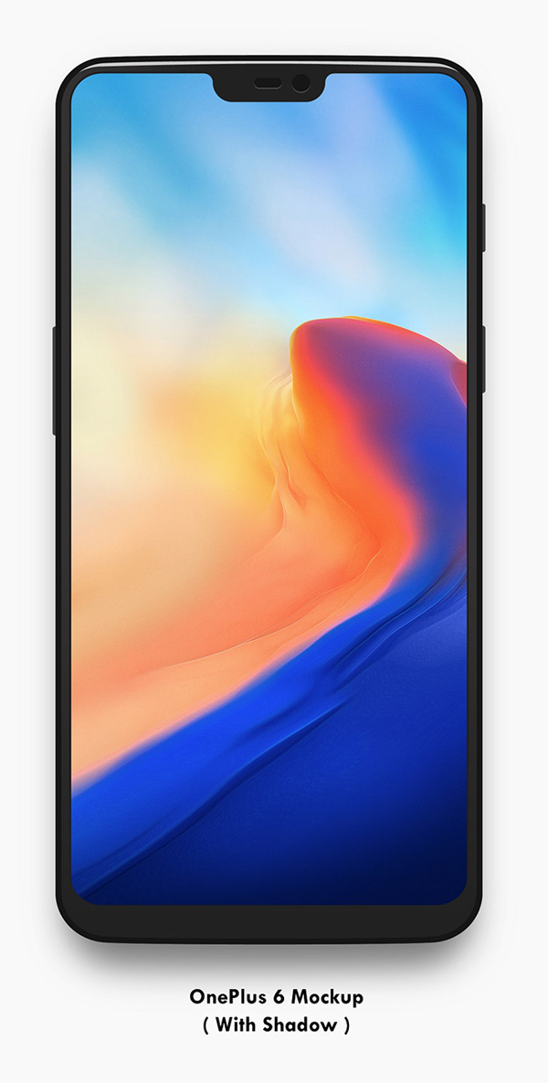 Free Download OnePlus 6 Vector Mockup [.svg .png]