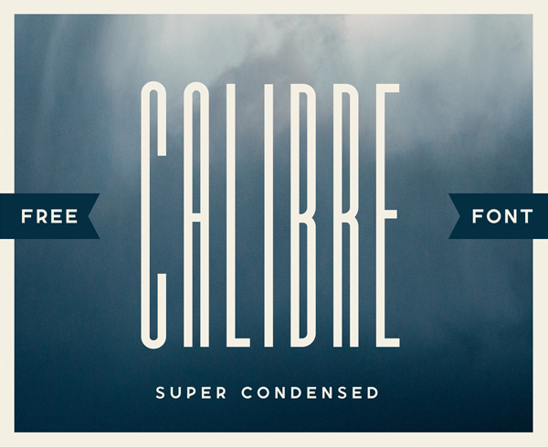 Calibre Super Condensed Free Font