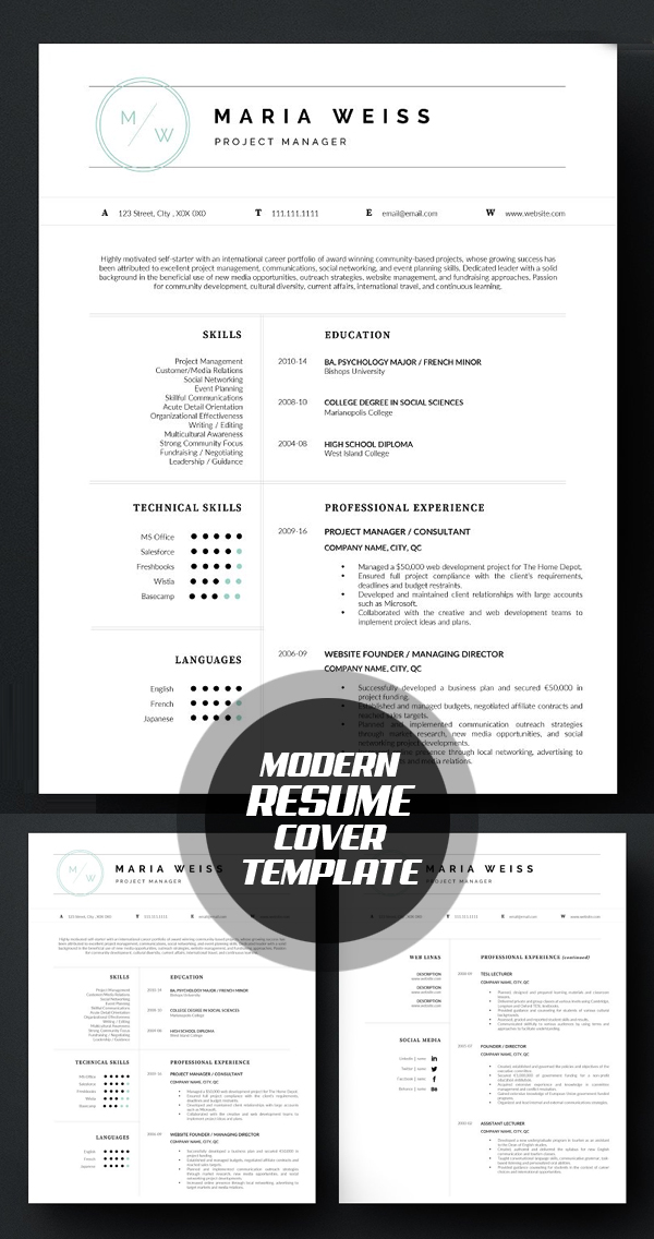 35 Best Minimal CV Resume Templates