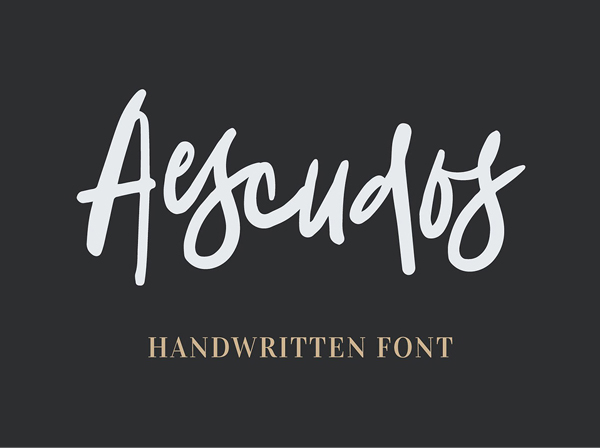 Aescudos Handwritten Free Font