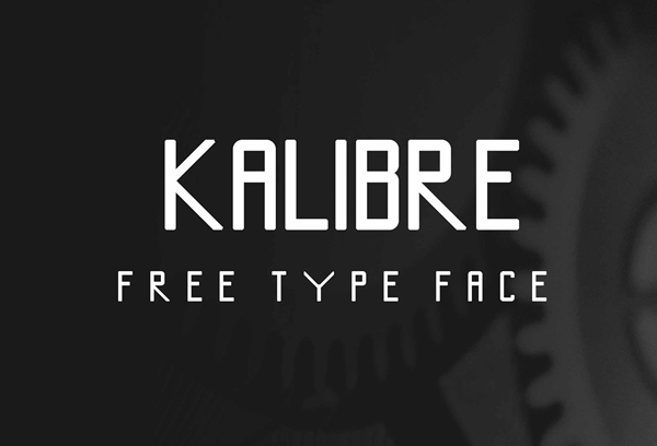 Kalibre free fonts