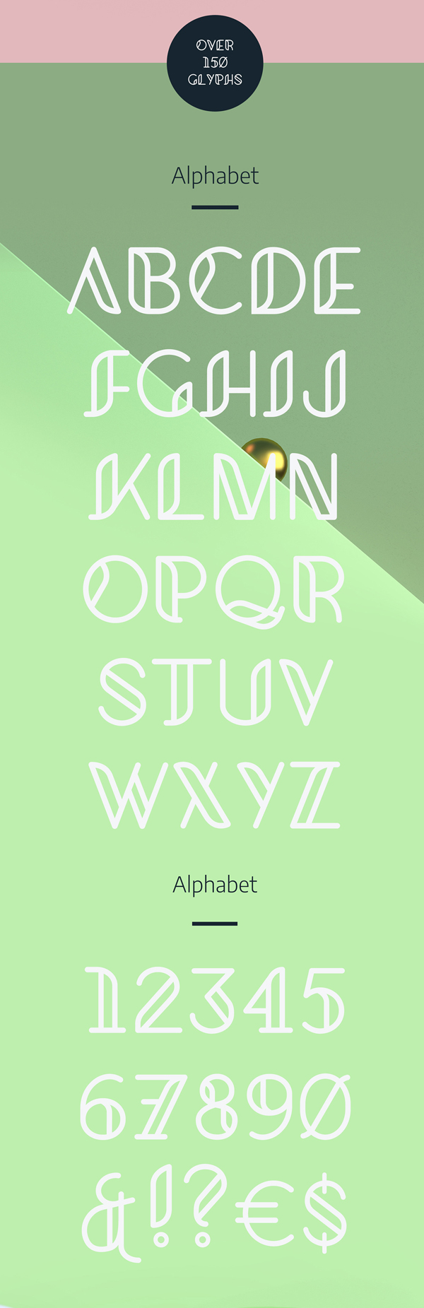 Kielo fonts and letters