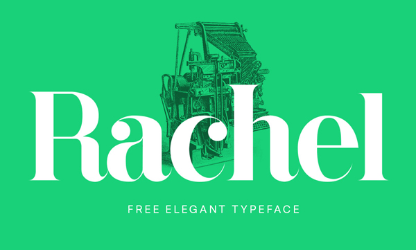 Rachel free fonts