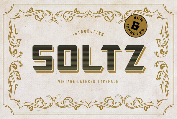 Soltz Vintage free fonts