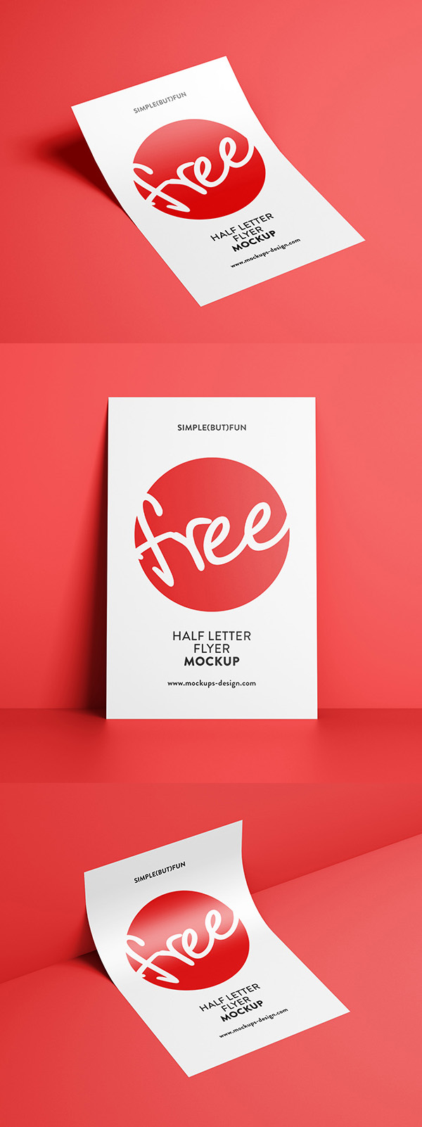 Free Flyer Mockup PSD