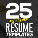 Post thumbnail of 25 Fresh Free Professional Resume Templates