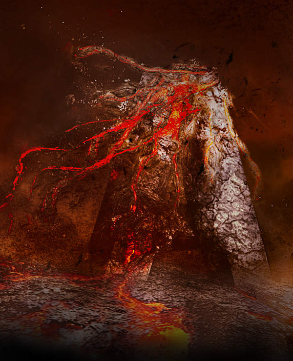 Create Volcanic Lava Flow 3D Text Effect in Photoshop
