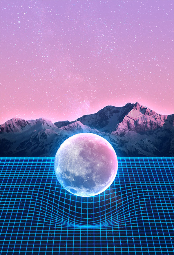 How To Create 80s Style Retrowave Art in Adobe Photoshop
