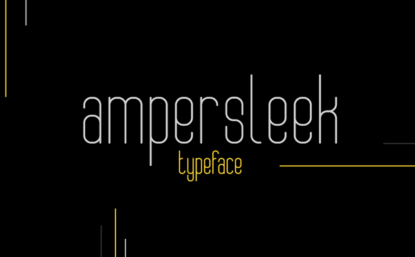 AmperSleek Free Font