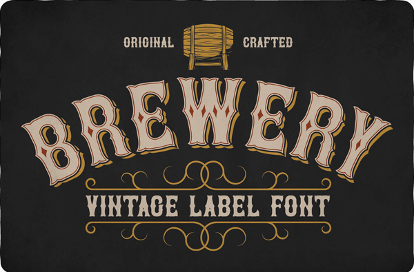 Brewery Vintage Free Font