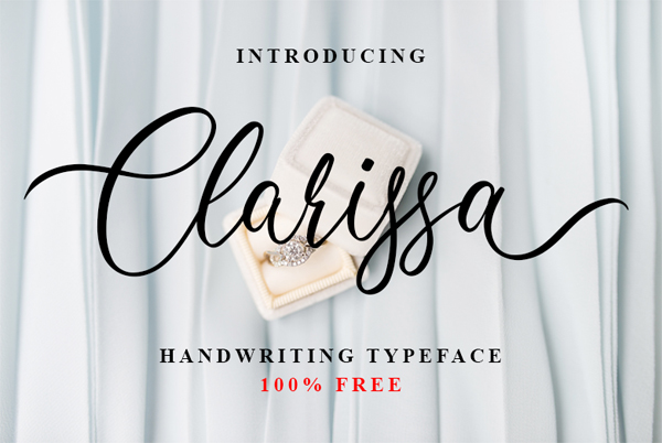 Clarissa Script Free Font