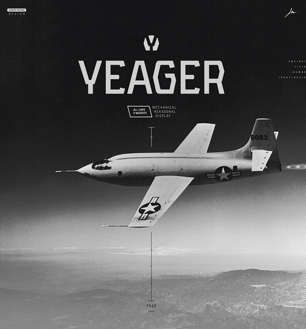 Yeager Free Font