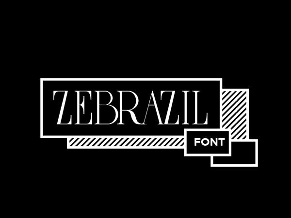 Zebrazil Free Font
