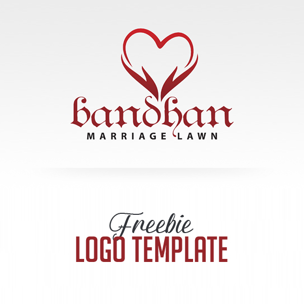 Freebie: Wedding Logo Template (PSD)