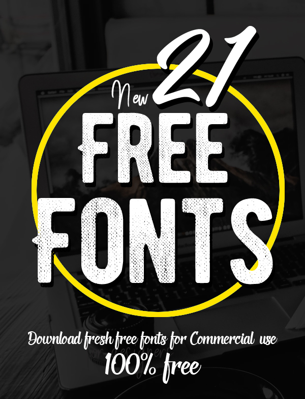 21 Super Fresh Free Fonts for Graphic Designers