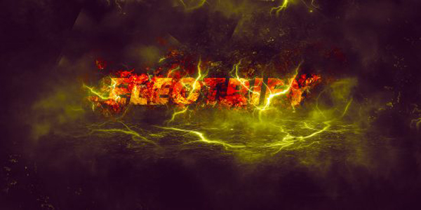 Create Amazing Lightning Text Effect in Photoshop