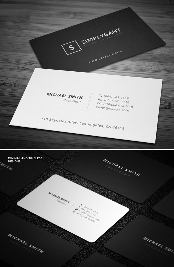 Simple Individual Business Cards
