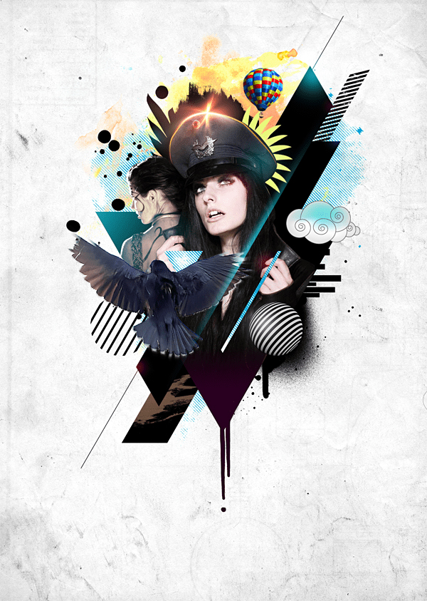 Create This Stylistic Mixed-Media Artwork in Photoshop