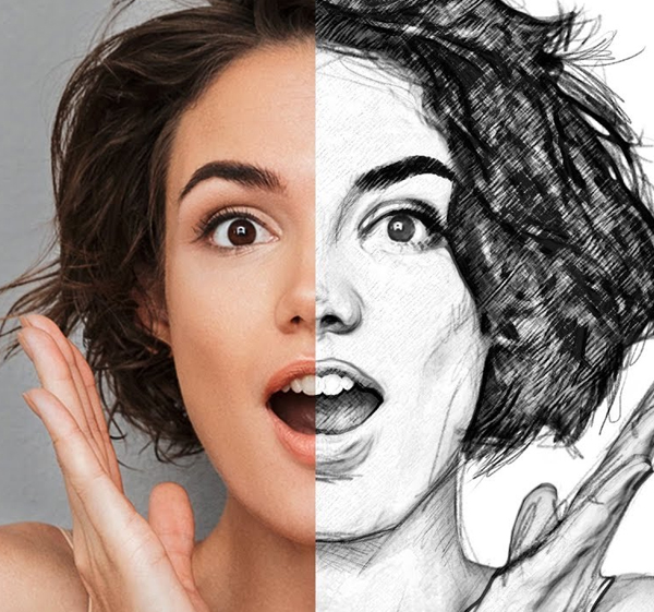 Create a Pencil Drawing From a Photo In Photoshop