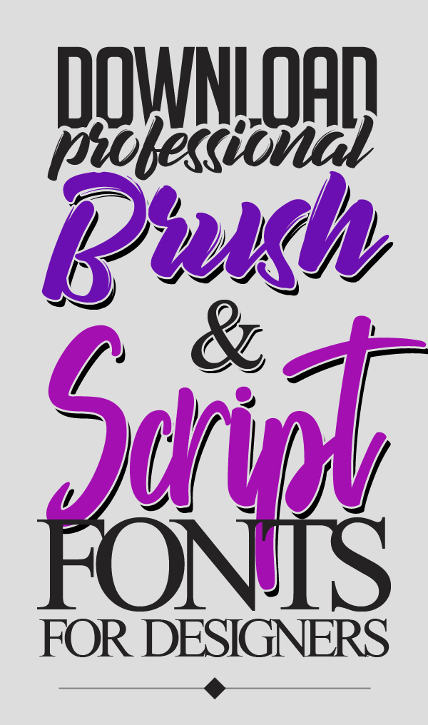 Download Professional Handwriting Brush and Script Fonts