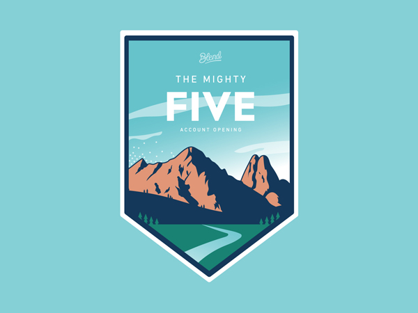 Mighty Five Sticker by Justin