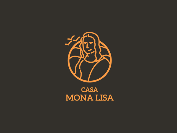 Mona Lisa Badge by Jose E. Cadenas