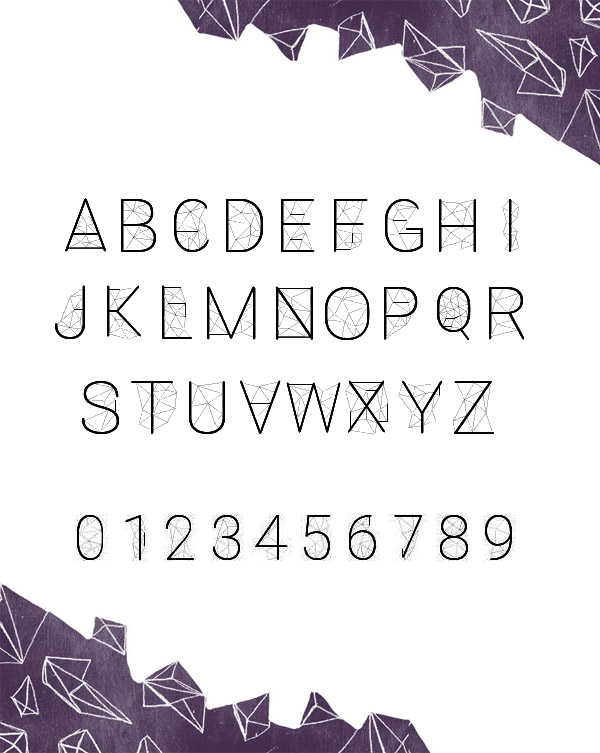 Amethyst Font and Letters
