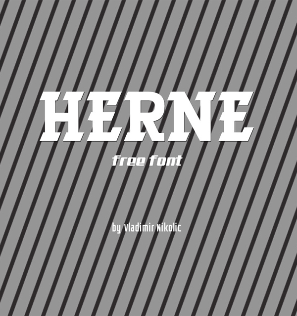 Herne Free Font