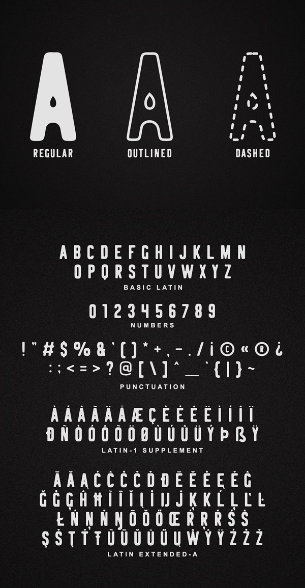 Logbond Font and Letters