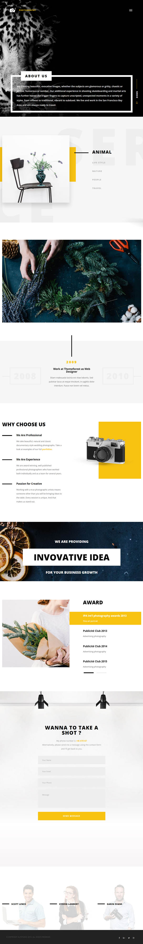 Cephenus – Photography, Portfolio & Gallery WordPress Theme