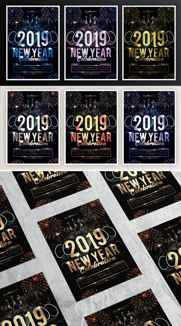 2019 New Year Flyer