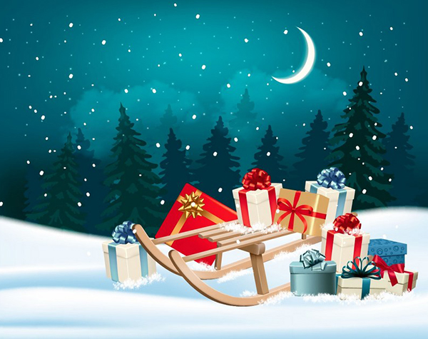 How to Create a Christmas Sleigh Design With Mesh in Adobe Illustrator