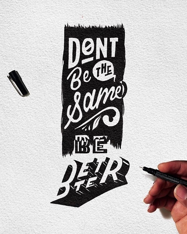 Fresh Remarkable Lettering and Typography Design for Inspiration - 15