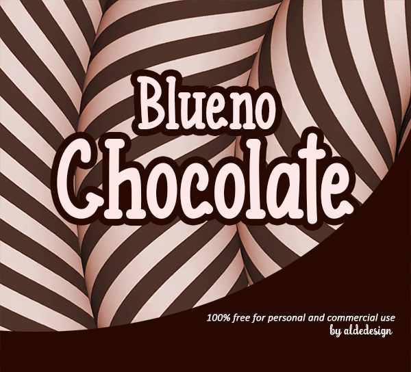 Blueno Chocolate Free Font
