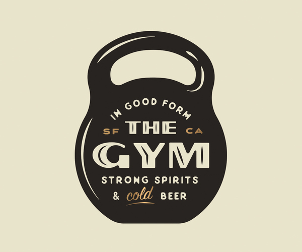 The Gym Badge Logo