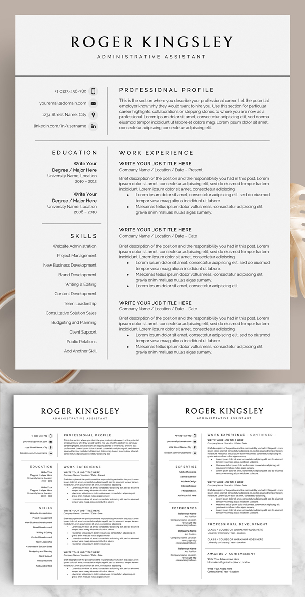 Professional High Quality Resume Template