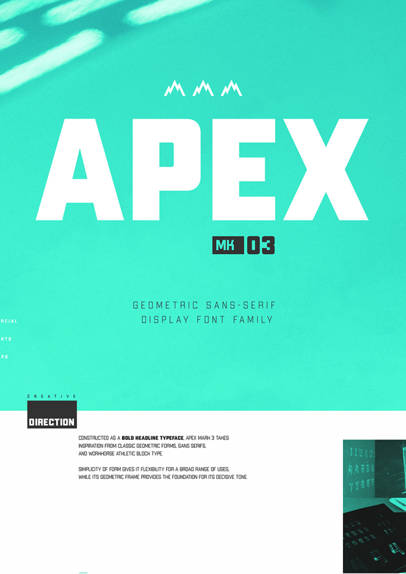 Apex Mk3 Free Font