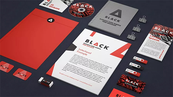 Free Awesome Branding Stationery PSD Mockups